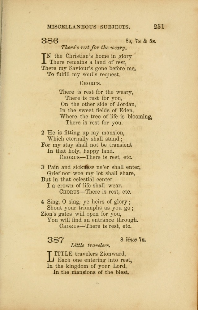 A Manual of Devotion and Hymns for the House of Refuge, City of New York page 329