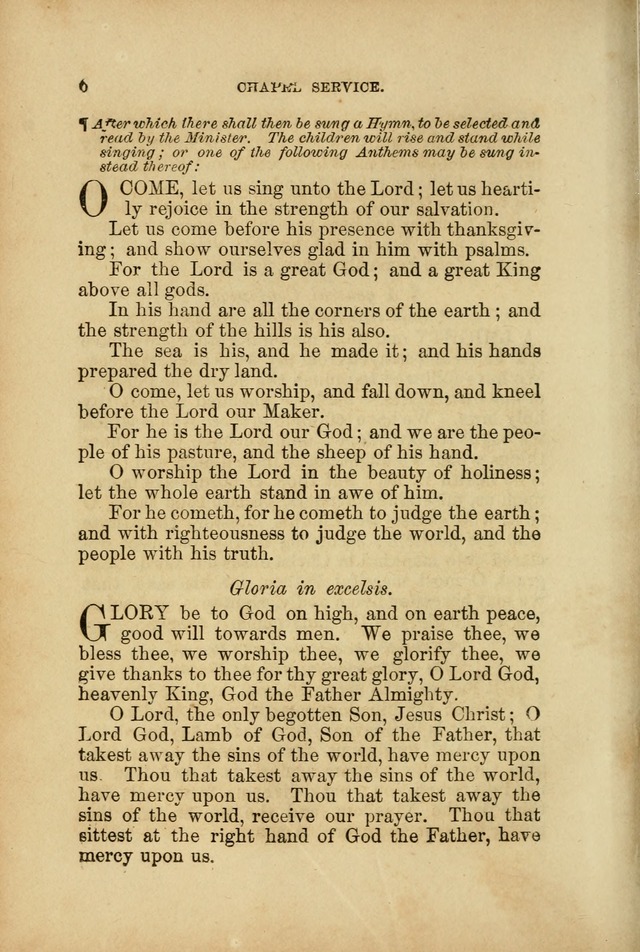 A Manual of Devotion and Hymns for the House of Refuge, City of New York page 6