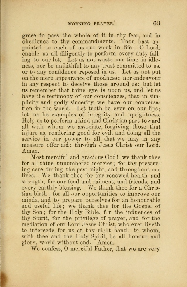 A Manual of Devotion and Hymns for the House of Refuge, City of New York page 63