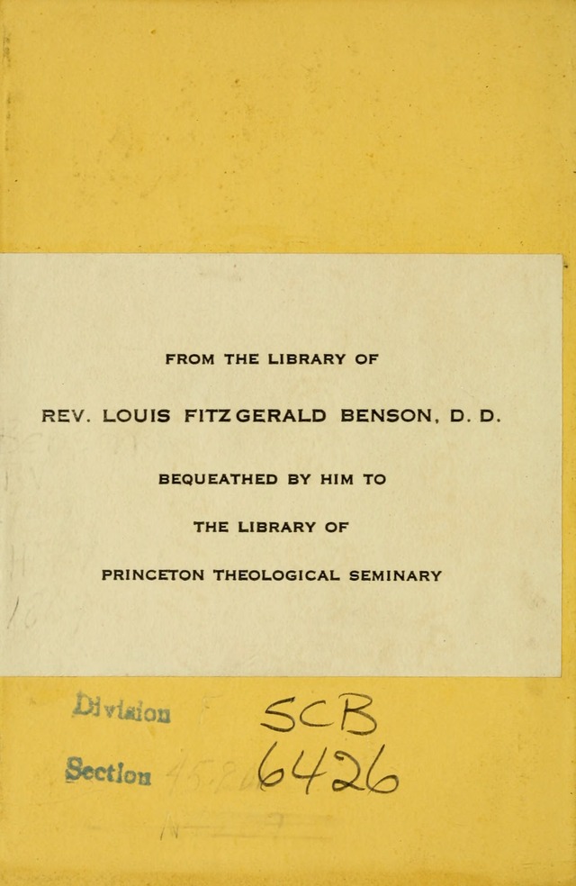 A Manual of Devotion and Hymns for the House of Refuge, City of New York page ii