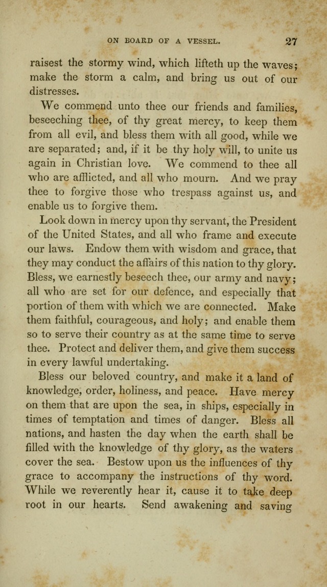 A Manual of Devotion for Soldiers and Sailors: comprising I. forms of prayer, public and private, II. a compend of Bible truth, III. The Assembly