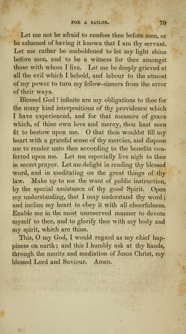 A Manual of Devotion for Soldiers and Sailors: comprising I. forms of prayer, public and private, II. a compend of Bible truth, III. The Assembly