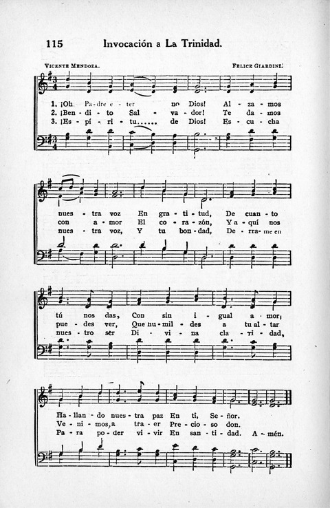 Melodias Evangelicas para el Uso de las Iglesias Evangelicas de Habla Española en Todo el Mundo page 121