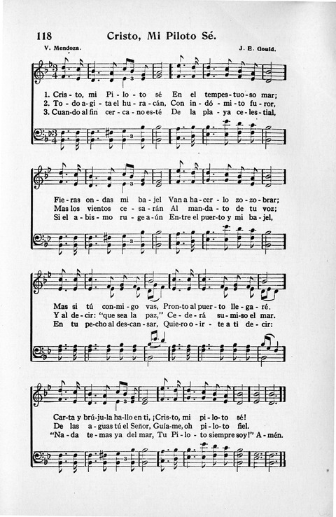 Melodias Evangelicas para el Uso de las Iglesias Evangelicas de Habla Española en Todo el Mundo page 124