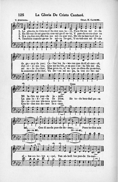 Melodias Evangelicas para el Uso de las Iglesias Evangelicas de Habla Española en Todo el Mundo page 131