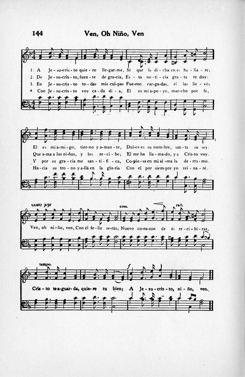 Melodias Evangelicas para el Uso de las Iglesias Evangelicas de Habla Española en Todo el Mundo page 151