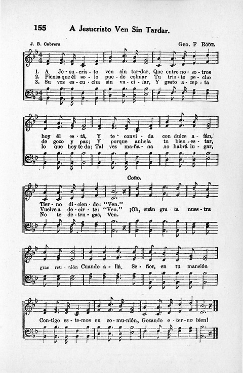 Melodias Evangelicas para el Uso de las Iglesias Evangelicas de Habla Española en Todo el Mundo page 162