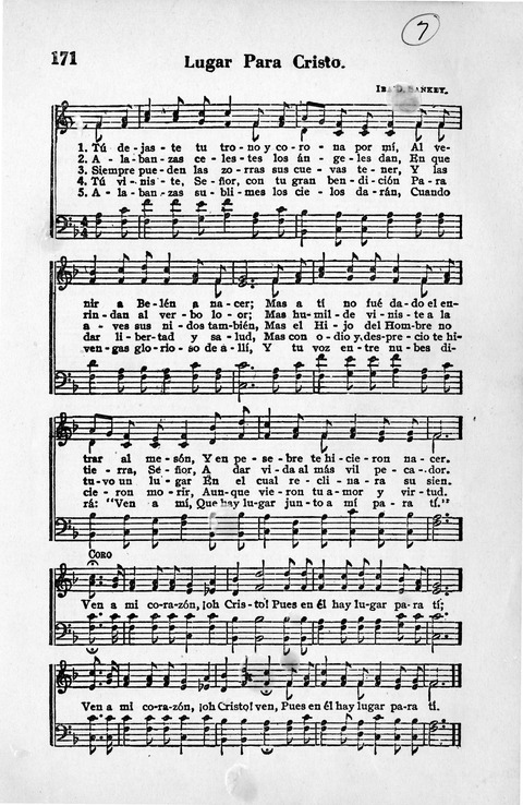 Melodias Evangelicas para el Uso de las Iglesias Evangelicas de Habla Española en Todo el Mundo page 178