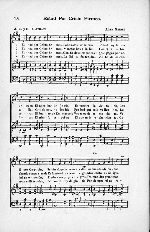 Melodias Evangelicas para el Uso de las Iglesias Evangelicas de Habla Española en Todo el Mundo page 49