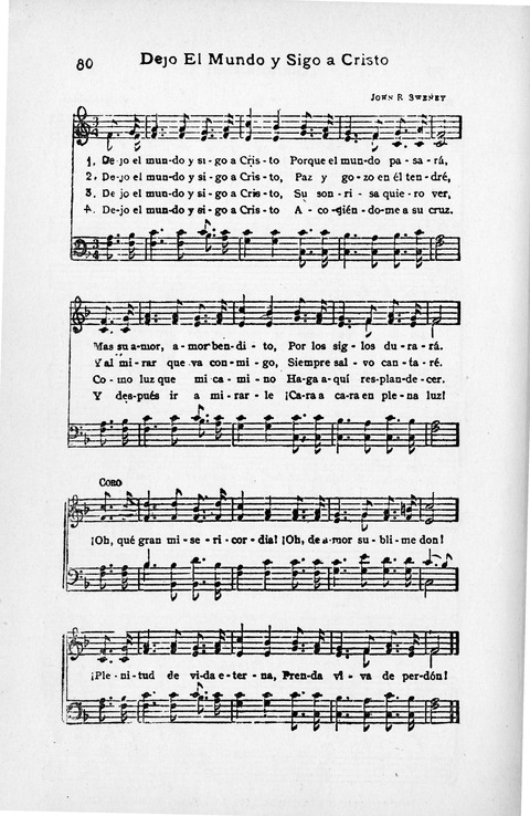 Melodias Evangelicas para el Uso de las Iglesias Evangelicas de Habla Española en Todo el Mundo page 87