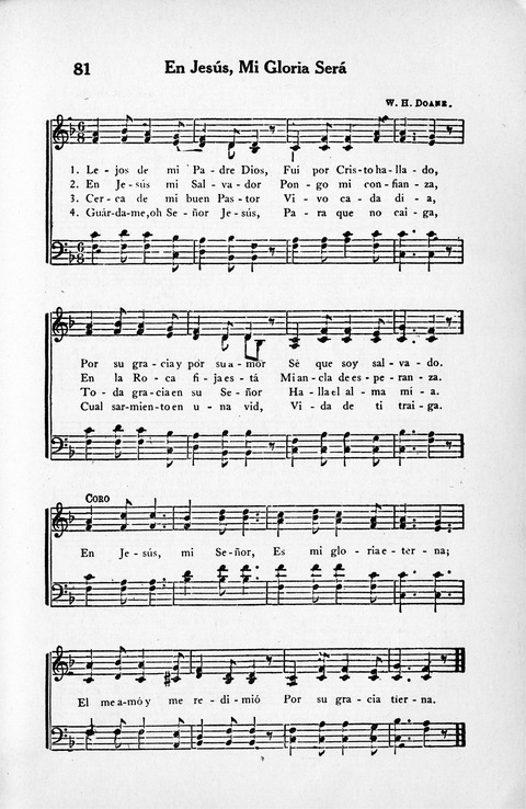 Melodias Evangelicas para el Uso de las Iglesias Evangelicas de Habla Española en Todo el Mundo page 88