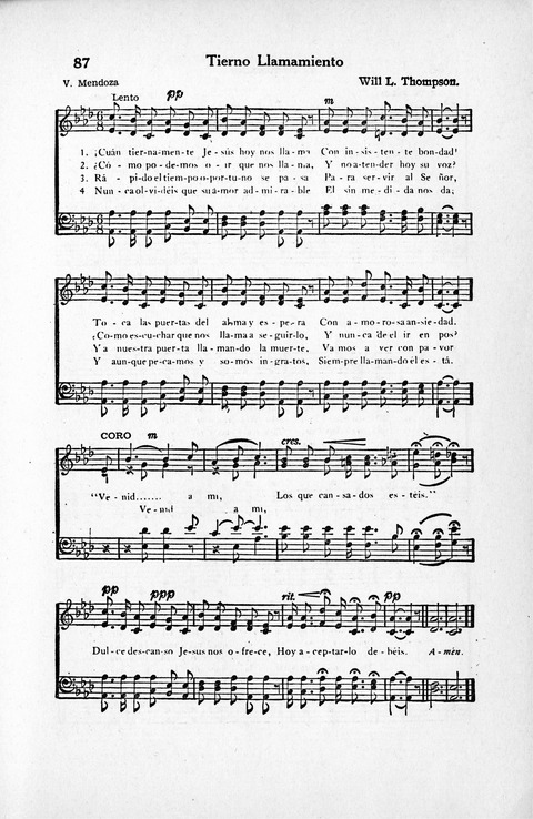 Melodias Evangelicas para el Uso de las Iglesias Evangelicas de Habla Española en Todo el Mundo page 94