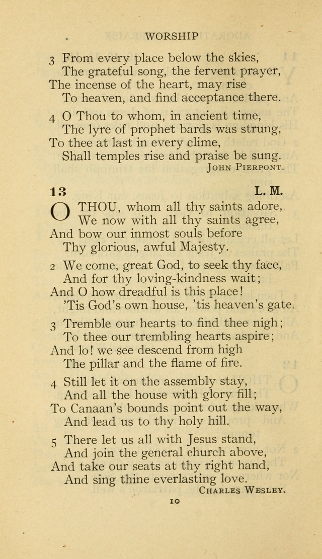 The Methodist Hymnal (Text only edition) page 10