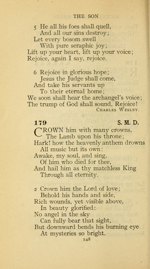 The Methodist Hymnal (Text only edition) page 148