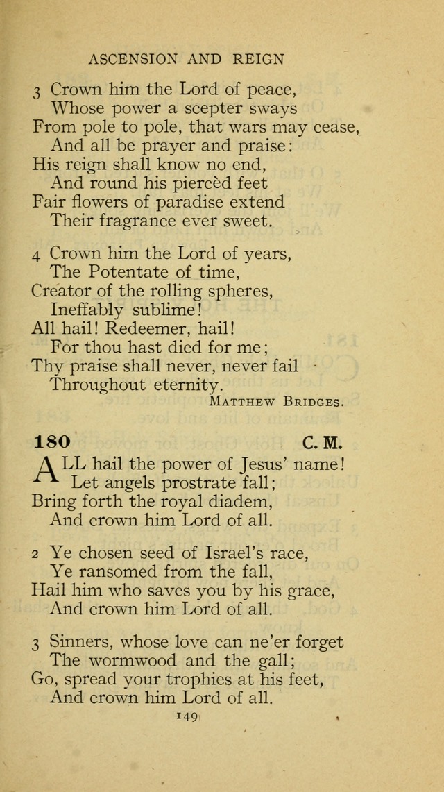 The Methodist Hymnal (Text only edition) page 149