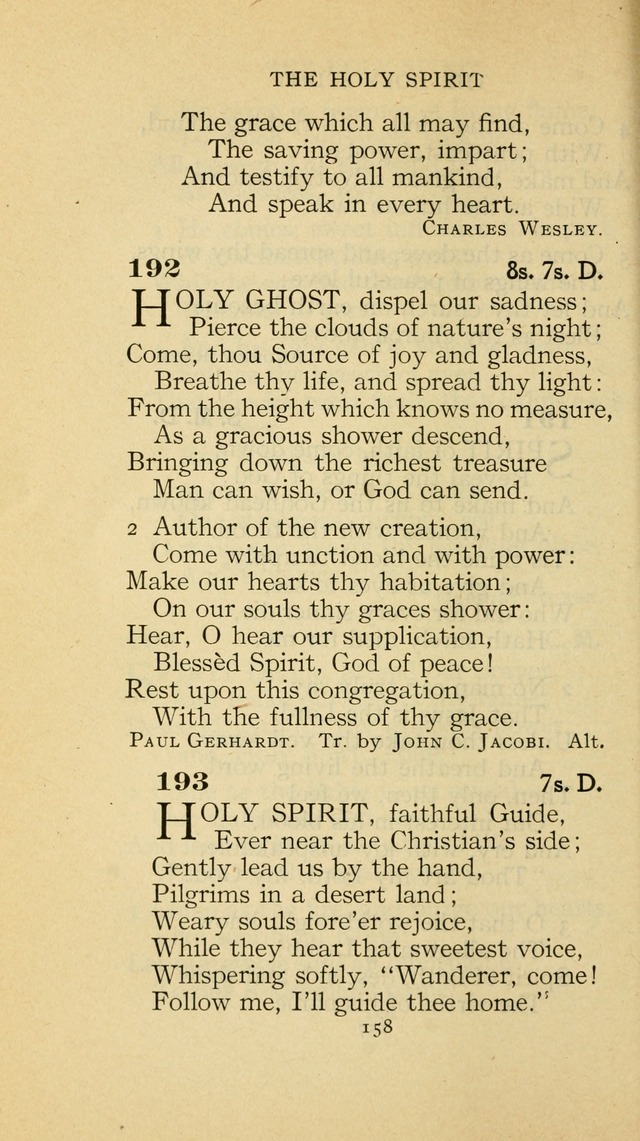 The Methodist Hymnal (Text only edition) page 158