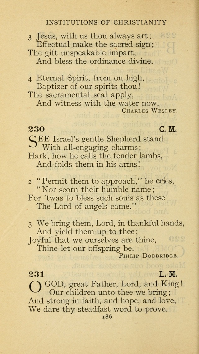 The Methodist Hymnal (Text only edition) page 186