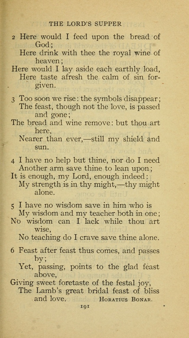 The Methodist Hymnal (Text only edition) page 191