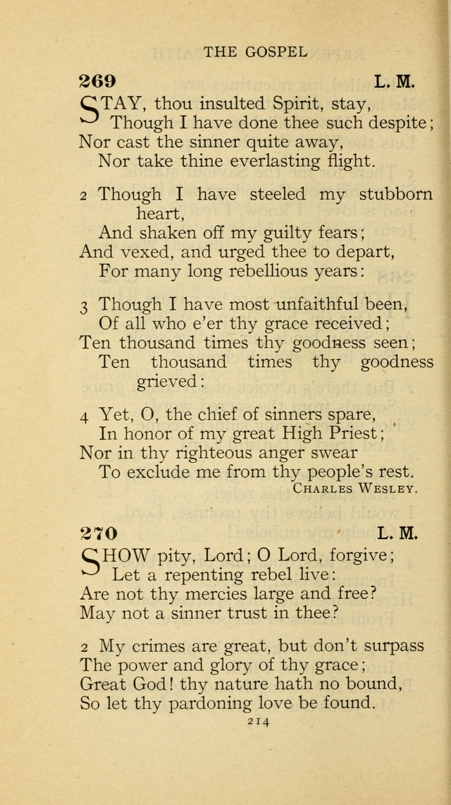 The Methodist Hymnal (Text only edition) page 214