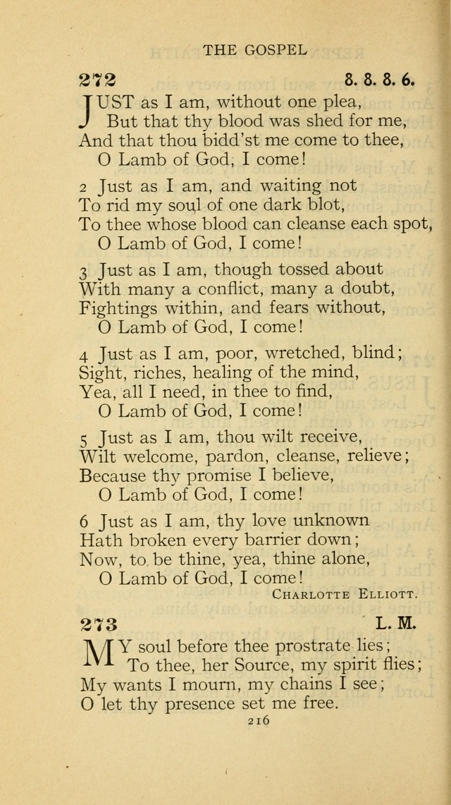 The Methodist Hymnal (Text only edition) page 216