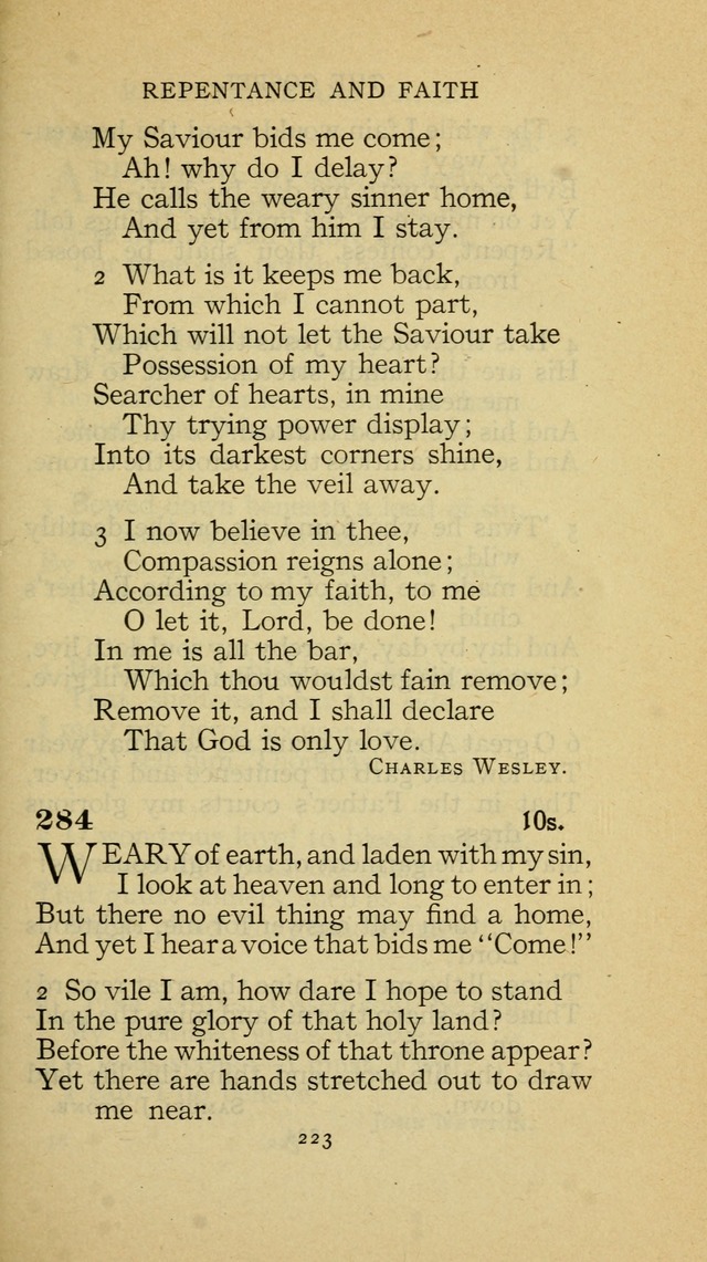 The Methodist Hymnal (Text only edition) page 223