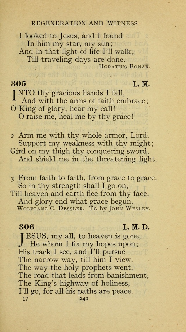 The Methodist Hymnal (Text only edition) page 241