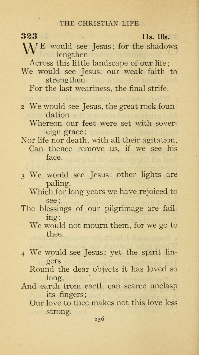 The Methodist Hymnal (Text only edition) page 256