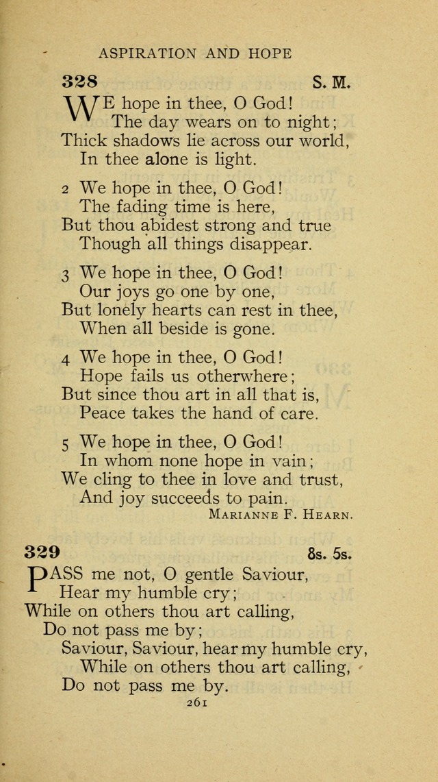 The Methodist Hymnal (Text only edition) page 261