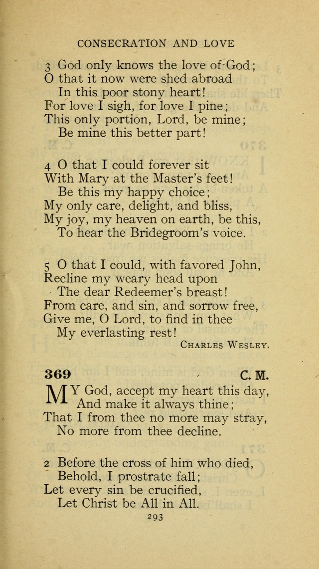 The Methodist Hymnal (Text only edition) page 293