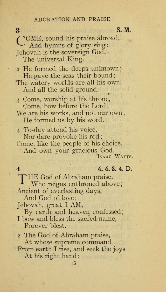 The Methodist Hymnal (Text only edition) page 3