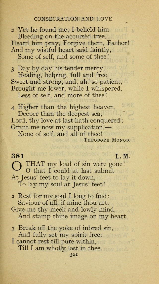 The Methodist Hymnal (Text only edition) page 301