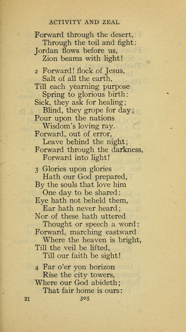 The Methodist Hymnal (Text only edition) page 305