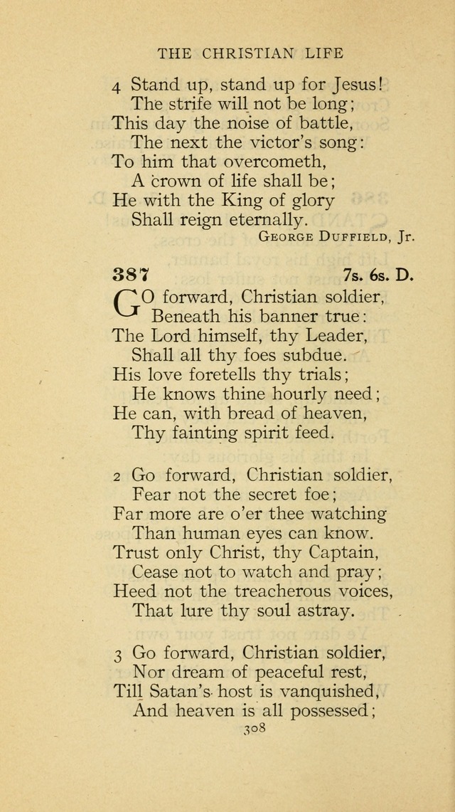 The Methodist Hymnal (Text only edition) page 308