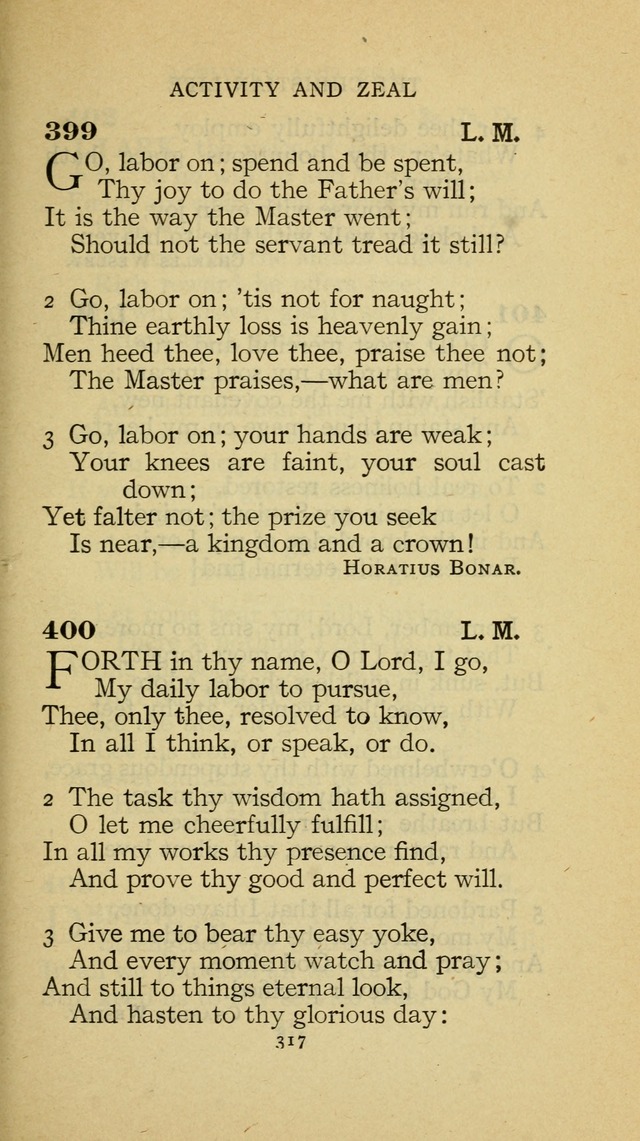 The Methodist Hymnal (Text only edition) page 317