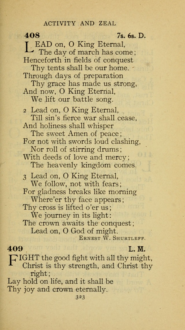 The Methodist Hymnal (Text only edition) page 323