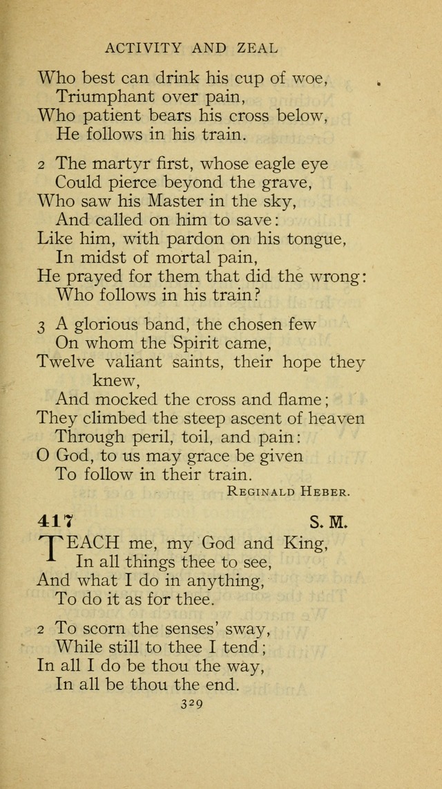 The Methodist Hymnal (Text only edition) page 329