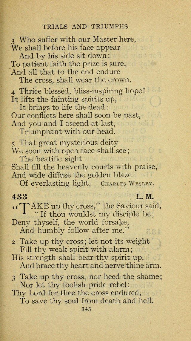 The Methodist Hymnal (Text only edition) page 343