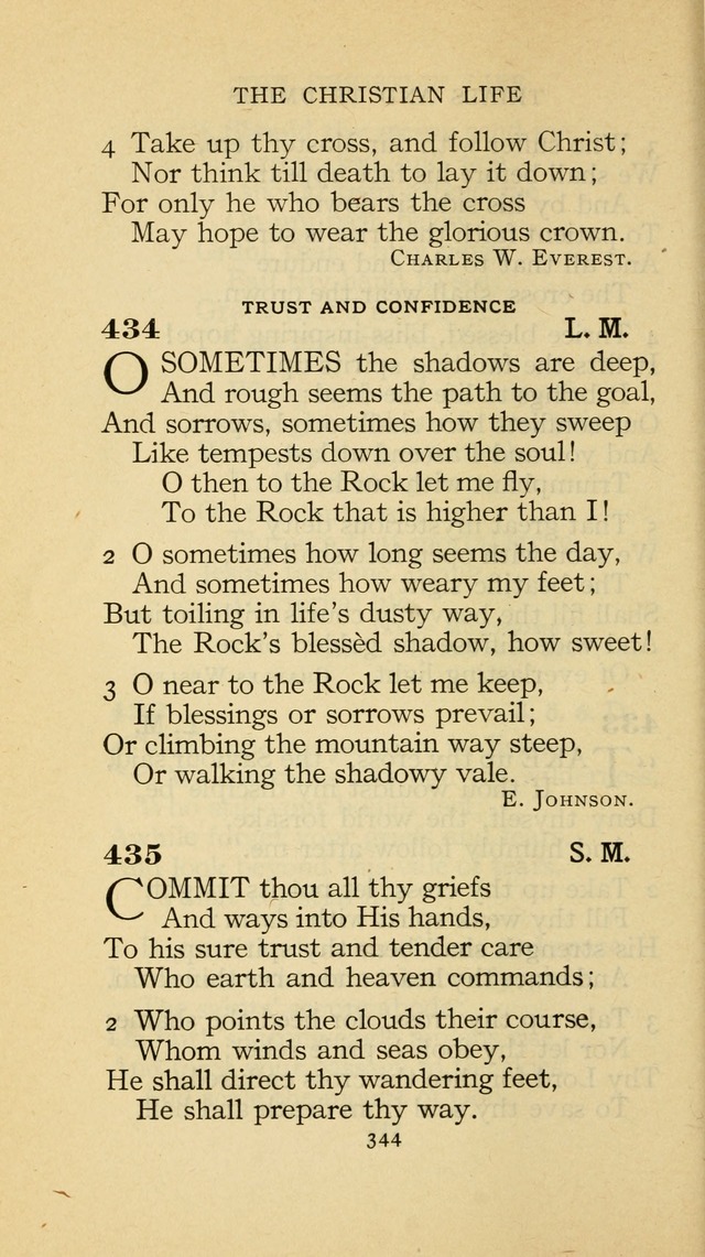 The Methodist Hymnal (Text only edition) page 344