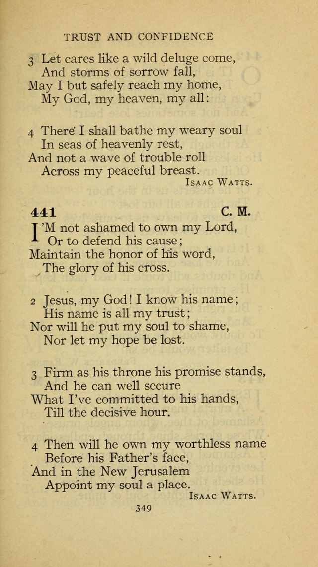 The Methodist Hymnal (Text only edition) page 349