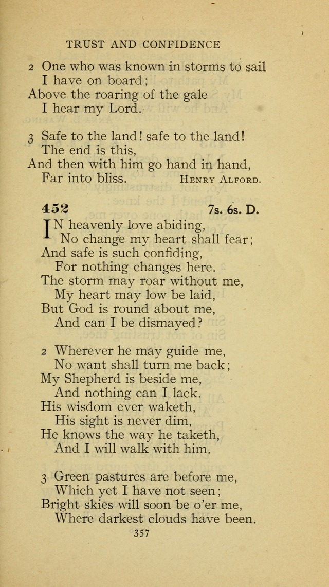 The Methodist Hymnal (Text only edition) page 357