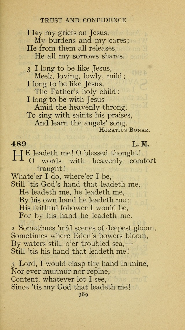 The Methodist Hymnal (Text only edition) page 389