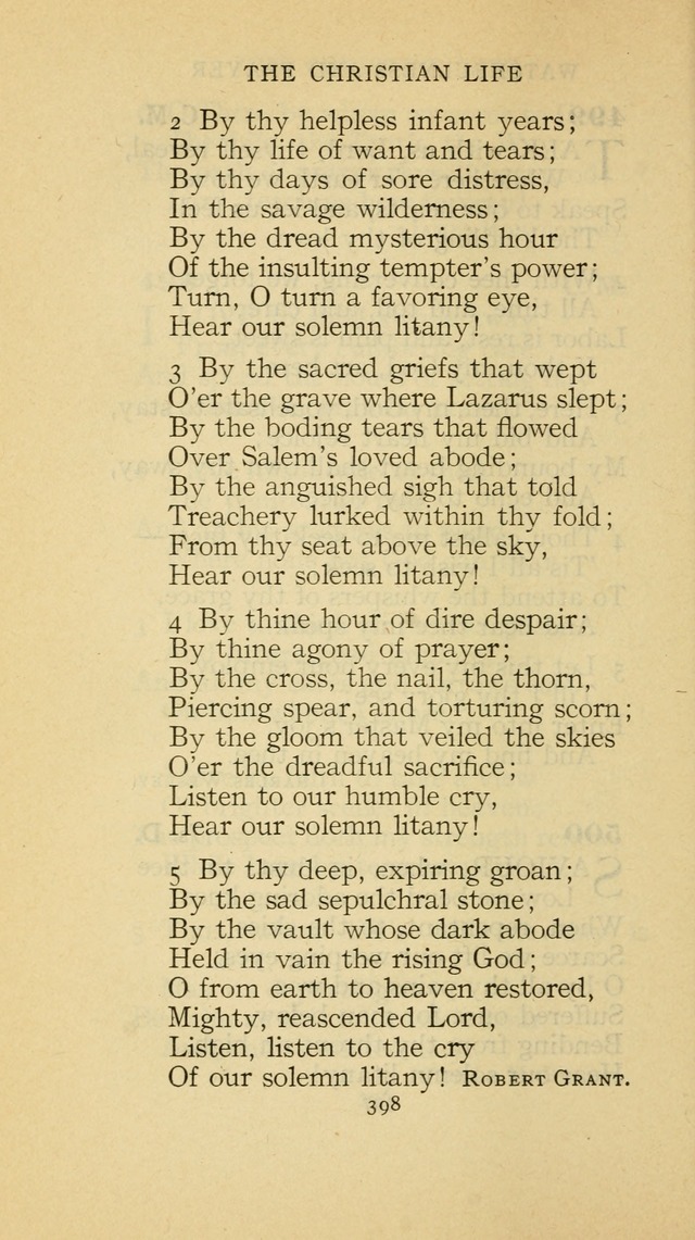 The Methodist Hymnal (Text only edition) page 398