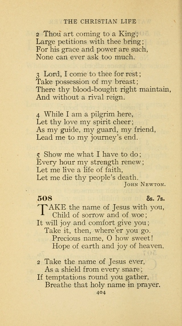 The Methodist Hymnal (Text only edition) page 404