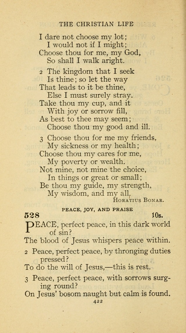 The Methodist Hymnal (Text only edition) page 422