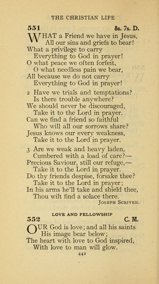 The Methodist Hymnal (Text only edition) page 442