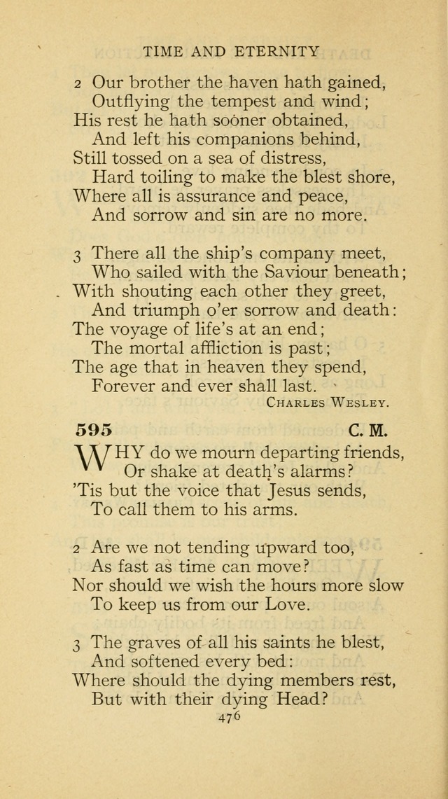 The Methodist Hymnal (Text only edition) page 476