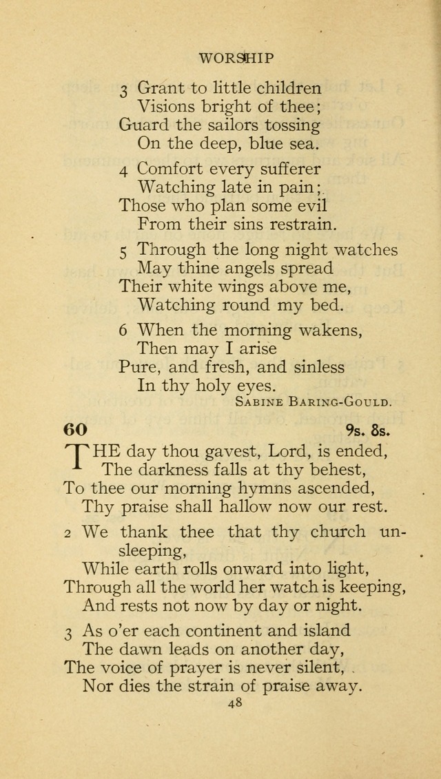 The Methodist Hymnal (Text only edition) page 48