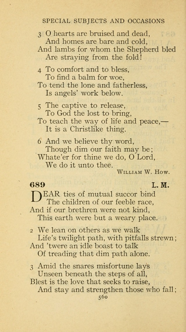 The Methodist Hymnal (Text only edition) page 560