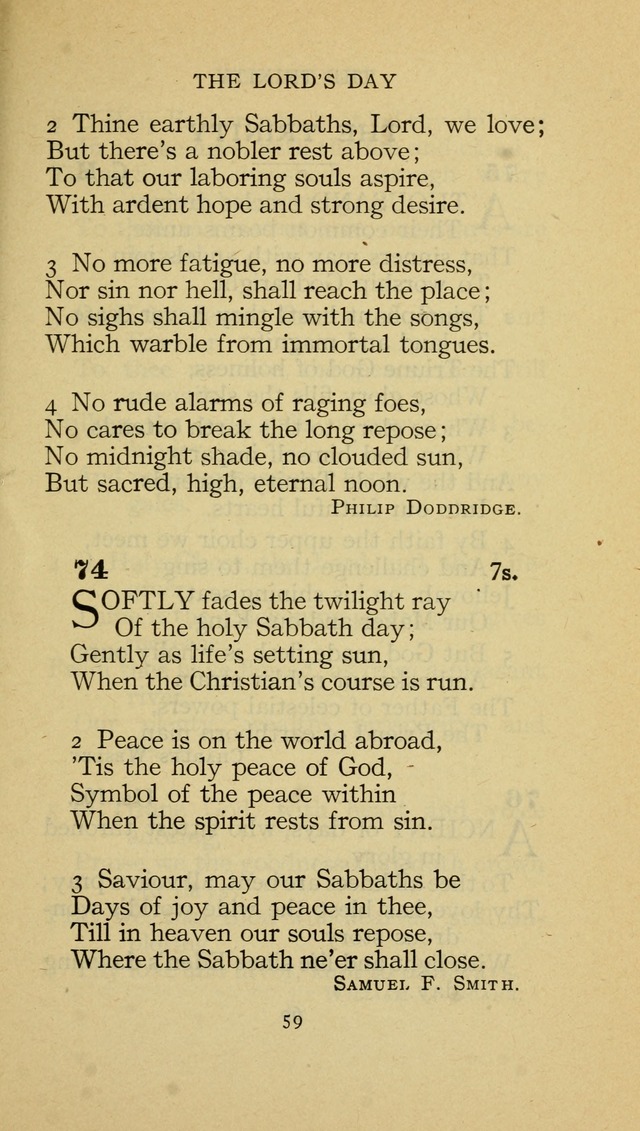 The Methodist Hymnal (Text only edition) page 59