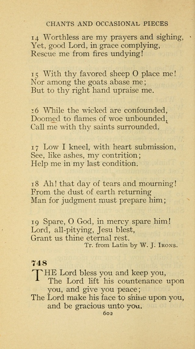 The Methodist Hymnal (Text only edition) page 602